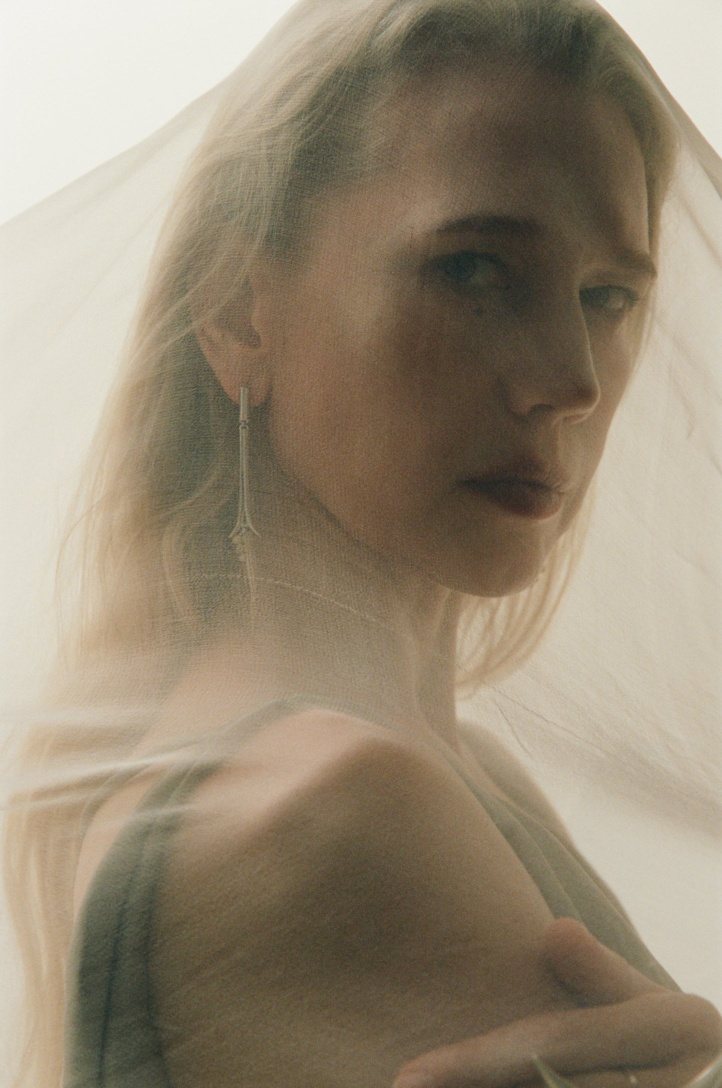 Oasis earrings by RIVERLAKE crafted from natural sheep horn, featuring unique shapes and earthy tones.