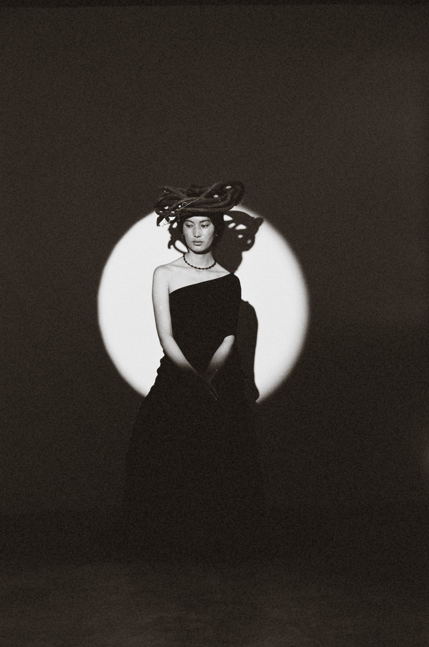 Black buffalo horn Nyx necklace by RIVERLAKE, featuring a unique pendant design on a delicate chain.