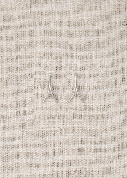 RIVERLAKE Branchlet Earrings featuring delicate branch-inspired design with shimmering details.