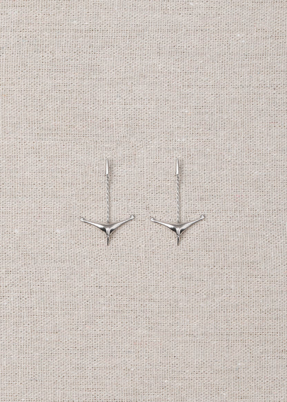 Short Drift Anchor Dangle Earrings - RIVERLAKE