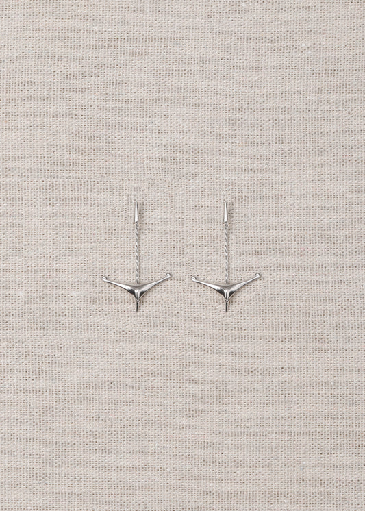 Short Drift Anchor Dangle Earrings - RIVERLAKE