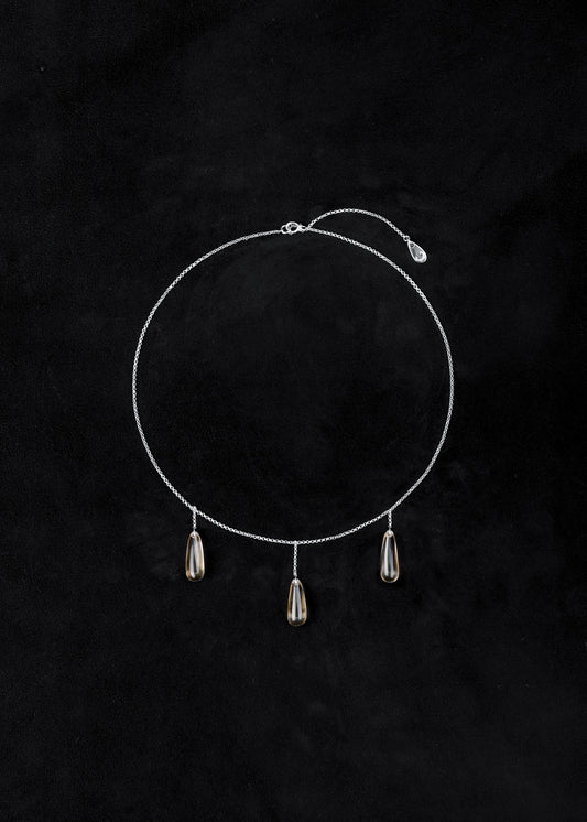 Tear Necklace in Citrine - RIVERLAKE