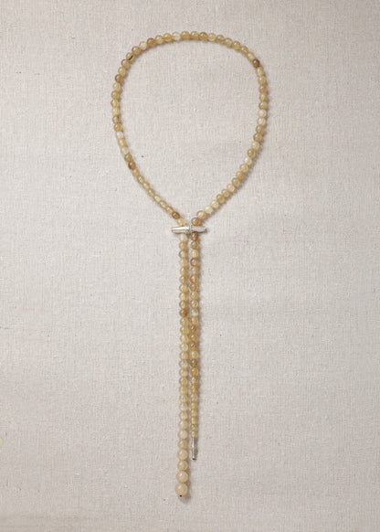 RIVERLAKE Fall Necklace crafted from sheep horn with a natural, earthy design and elegant detailing.
