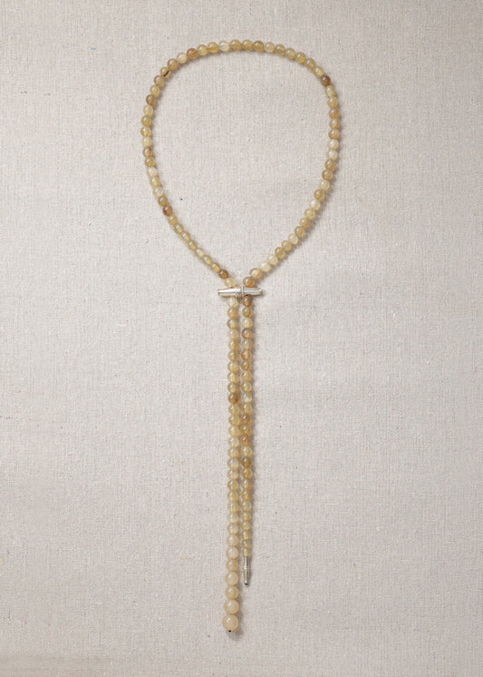 RIVERLAKE Fall Necklace crafted from sheep horn with a natural, earthy design and elegant detailing.