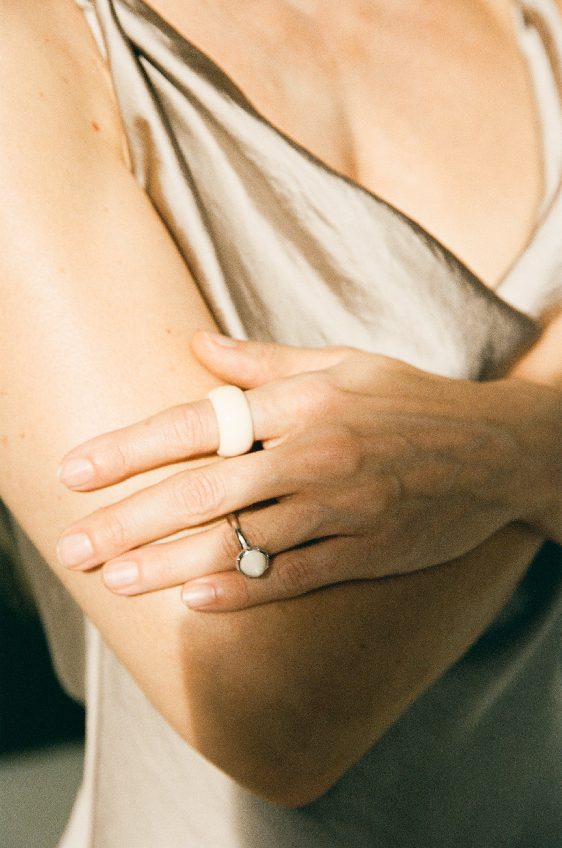 RIVERLAKE Hillock Enclave Ring featuring an antler design with intricate detailing and a polished finish.
