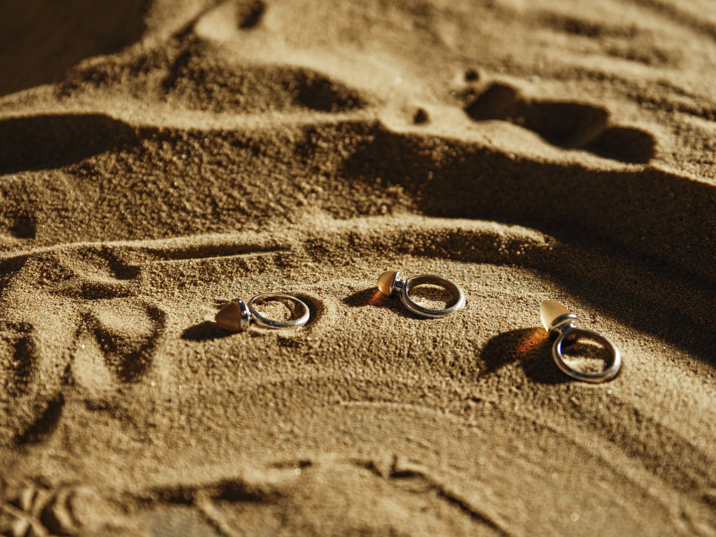Nook Enclave Ring by RIVERLAKE featuring a unique sheep horn design with natural textures and earthy tones.