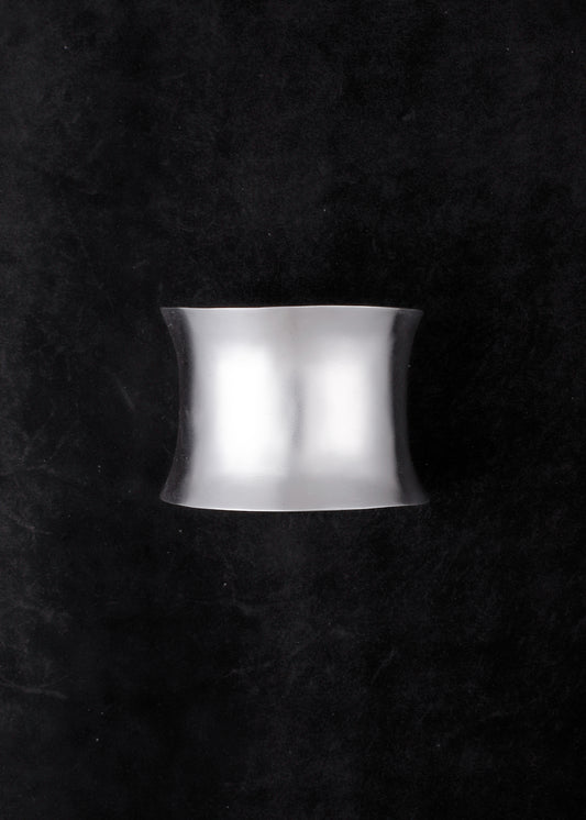 RIVERLAKE Argent Cuff showcasing a sleek silver design with a minimalist aesthetic.