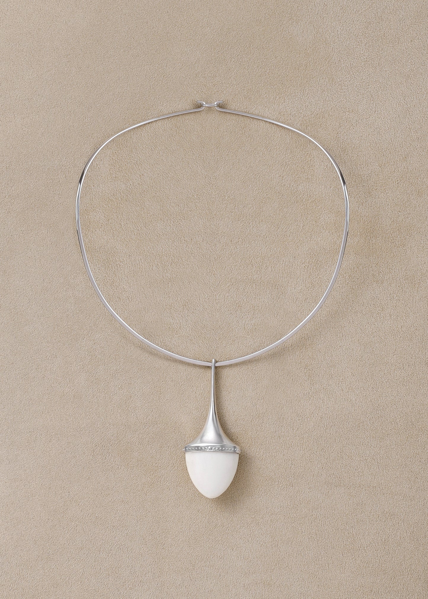 RIVERLAKE Fruitful Choker in Antler, featuring a natural design with intricate detailing and a unique color palette.