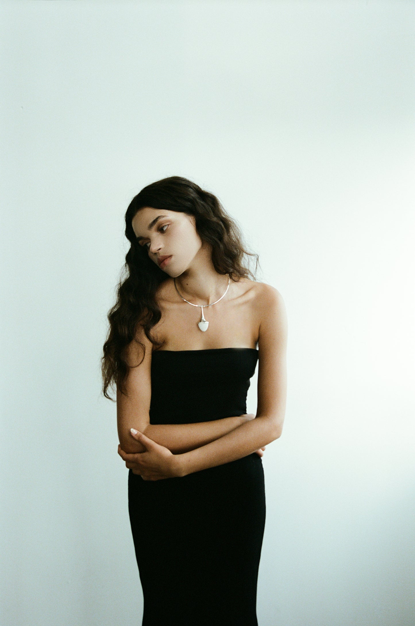 RIVERLAKE Fruitful Choker in Antler featuring a unique, nature-inspired design with earthy tones and elegant detailing.